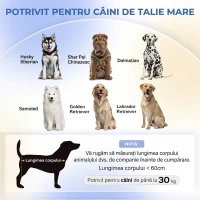 PawHut Canapea pentru Câini de Talie Mare cu Pernă, Gri(m-4)