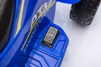Quad elettrico per bambini 12V, due velocità (alta/bassa) e avanti/indietro, 85x55x55,3 cm, Blu(m-7)