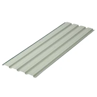 Outsunny 12-stuks Verzinkte Trapeziumvormige Platen 129x45cm 7m² Weerbestendig Dakplaat in Groen(m-7)