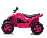Kinder Quad elettrico 12V, due velocità (alta/bassa) e avanti/indietro, 85x55x55,3 cm, Rosa(m-8)