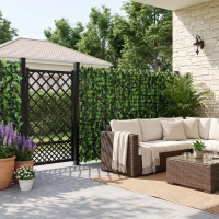 Outsunny Gard Viu Artificial Premium, Rolă Mereu Verde pentru Gard și Balcon, 1x3m(m-2)