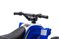 Quad elettrico per bambini 12V, due velocità (alta/bassa) e avanti/indietro, 85x55x55,3 cm, Blu(m-6)