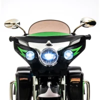 Moto elettrica 12V per bambini, ampio vano portaoggetti e sedile morbido in PU, 110x48x68 cm, Nero(m-5)