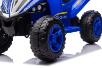 Quad elettrico per bambini 12V, due velocità (alta/bassa) e avanti/indietro, 85x55x55,3 cm, Blu(m-10)