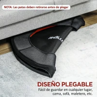 SPORTNOW Trampolín de Fitness Ø102 cm Cama Elástica Plegable con Marco de Acero Antideslizantes Carga 100 kg Rojo(m-4)