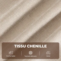 HOMCOM Fauteuil Releveur Électrique Massage et Chaleur Fauteuil Relax Électrique Chenille Ports USB Dossier Inclinable Crème(m-7)