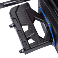 HOMCOM Go Kart Elétrico para Crianças Kart a Bateria 12V Velocidade Ajustável 3-5 km/h e Cinto de Segurança 100x58x58,5 cm Azul(m-9)