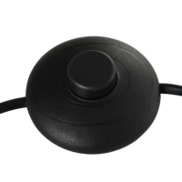 Vloerlamp staande lamp E27-fitting voor woonkamer metaal staal linnen(m-13)