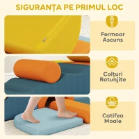 AIYAPLAY Set 9 piese de Joacă Moale pentru Copii 3-6 ani(m-6)