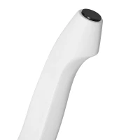 HOMCOM Banc de Piano, Tabouret Piano Réglable en Hauteur 45-56 cm, Banc de Clavier, Siège Rembourré en Velours, Blanc(m-11)