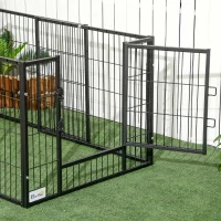 Pawhut tarc Animale – 6 Panouri Reglabile pentru Joaca & Exercitii(m-9)