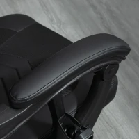 HOMCOM Bureaustoel sportstoel massagestoel draaistoel met warmtefunctie kantoor 2 kleuren(m-9)