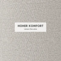 HOMCOM Opbergpoef met bekleding, verborgen opbergruimte, omkeerbare deksel, 56 cm x 56 cm x 42 cm, Crème + Natuur(m-6)