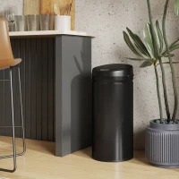 HOMCOM 42 Liter Sensor-Pedaalemmer met Soft-Close-Functie, contactloze prullenbak van roestvrij staal voor hygiënische keukens(m-9)