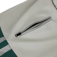 PawHut Impermeable para Perros con Capucha Orificio para Correa y Tiras Reflectantes para Perros de Talla Gigante Verde(m-13)