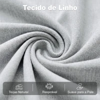 HOMCOM Sofá-cama de 2 Lugares 3 em 1 em Tecido Efeito Linho com Encosto Ajustável Click-Clack, Cinzento-claro(m-6)