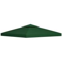 Vervangend dak voor metalen tuinpaviljoen paviljoen partytent tuintent 3x3m