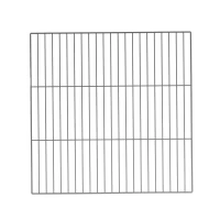 PawHut DIY Small Animal Cage with Elevated Huts, C&C Cage for Guinea Pigs, Hedgehogs, Rabbits, 31 Panels, Black(m-13)