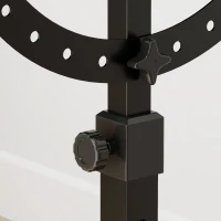 HOMCOM Mesa de Dibujo Inclinable 0°-85°, Escritorio de Dibujo Regulable en Altura con Tope Antideslizante, Estructura de Acero, Negro(m-7)