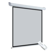 Ecran de projection motorisé 4:3 244L x 183H cm blanc(m-11)