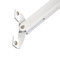 Outsunny Toldo Retráctil de Exterior con Marco de Aluminio Ángulo Ajustable Protección UV e Impermeable 180x70 cm Beige(m-9)
