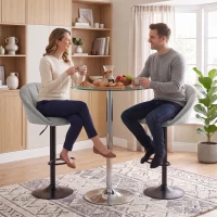 HOMCOM stool counter backs(m-8)