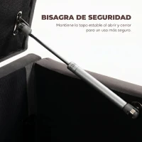 HOMCOM Puff Almacenaje, Banco Almacenaje 141L 137x41x42 cm Tapizado en Terciopelo Baúl de Almacenamiento Carga 240 kg Gris(m-6)