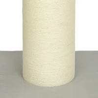 PawHut Cat Scratching Post, 76cm Tall Scratch Post for Indoor Kittens, Cat Scratcher with Stable Base(m-11)