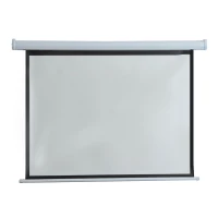 Ecran de projection motorisé 4:3 244L x 183H cm blanc(m-6)
