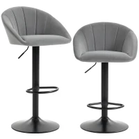 HOMCOM stool counter backs(m-1)