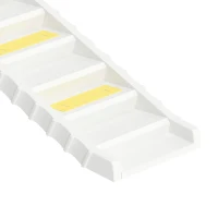 PawHut Rampa Plegable para Perros para Coche y Camas Altas de 10 Peldaños con Tiras y Alfombrillas Antideslizantes Blanco(m-6)
