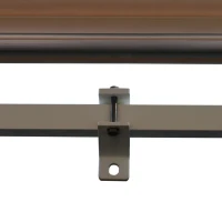 Outsunny Luifel aluminium luifel aluminium knikarmluifel 3 x 4 m zonwering balkon beige(m-9)