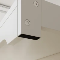 HOMCOM Vitrine Expositora para Coleções com 3 Níveis e Portas Elevatórias em Acrílico para Figuras 59x30x106 cm Branco(m-11)