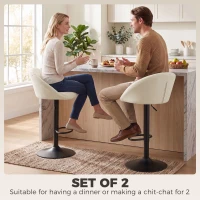 HOMCOM stool counter backs(m-4)