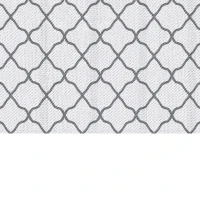 Outsunny Tapis d'extérieur tapis réversible dim. 2,74L x 1,82l m - PP Haute densité 310 g/m² Gris et blanc(m-12)