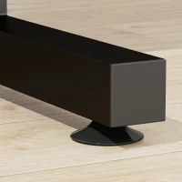 HOMCOM Mesa de Dibujo Inclinable 0°-85°, Escritorio de Dibujo Regulable en Altura con Tope Antideslizante, Estructura de Acero, Negro(m-8)