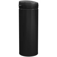 HOMCOM 50L Stainless Steel Sensor Bin - Black(m-1)