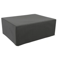 Outsunny Schutzhülle für Gartenmöbel Winterfest Wasserdicht Abdeckung Anti-UV Abdeckplane 235 x 190 x 90cm Grau(m-12)