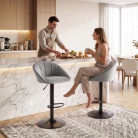 HOMCOM stool counter backs(m-14)