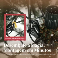 HOMCOM Árvore de Natal Artificial 210 cm com 2641 Ramos e Base Metálica Dobrável Realista e Frondosa Verde(m-6)