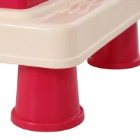AIYAPLAY Cuisine pour Enfants Interactive, 33 Accessoires, avec Sons, Lumières, Rangement, 3-6 Ans, 67x25x87cm, Rose(m-13)