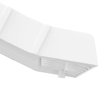 PawHut Rampa Plegable para Perros para Coche y Camas Altas de 10 Peldaños con Tiras y Alfombrillas Antideslizantes Blanco(m-8)