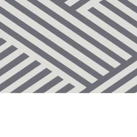 Outsunny Plastic Straw Reversible RV Outdoor Rug with Carry Bag, 182 x 274cm, Grey and Cream(m-12)