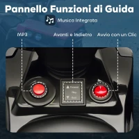 AIYAPLAY Quad Elettrico per Bambini ATV con Batteria Ricaricabile 6V, Fari LED e Musica, Età 18-56 Mesi, Rosa(m-5)