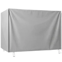 Outsunny 205 x 124cm Three-Seater Swing Chair Protective Cover Grey(m-14)