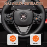 AIYAPLAY Mașină Electrică pentru Copii cu Telecomandă, Maro(m-8)
