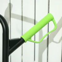 DURHAND Carretilla Plegable para Escalera con Ruedas Carga 120kg Carretilla de Mano Portátil para Entrega Almacenes Verde(m-9)