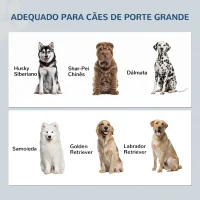 PawHut Comedouro Elevado para Cães com 2 Tigelas em Aço Inoxidável 2x2 L, Arrumação 37 L e 2 Portas com Trincos, Branco(m-7)