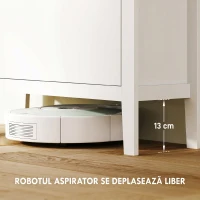 HOMCOM Pantofar Slim cu 3 sertare, pentru 21 perechi de încălțăminte, mărimea EU44 și rafturi reglabile, 80x24x131 cm, alb(m-6)