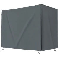 Outsunny 220 x 125cm Three-Seater Swing Chair Protective Cover - Grey(m-15)